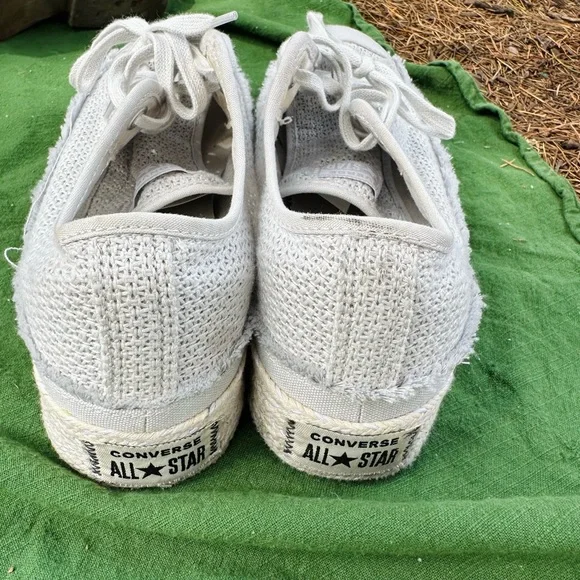 Converse Low Top Knit Sneakers in Light Blue - Picture 8 of 8